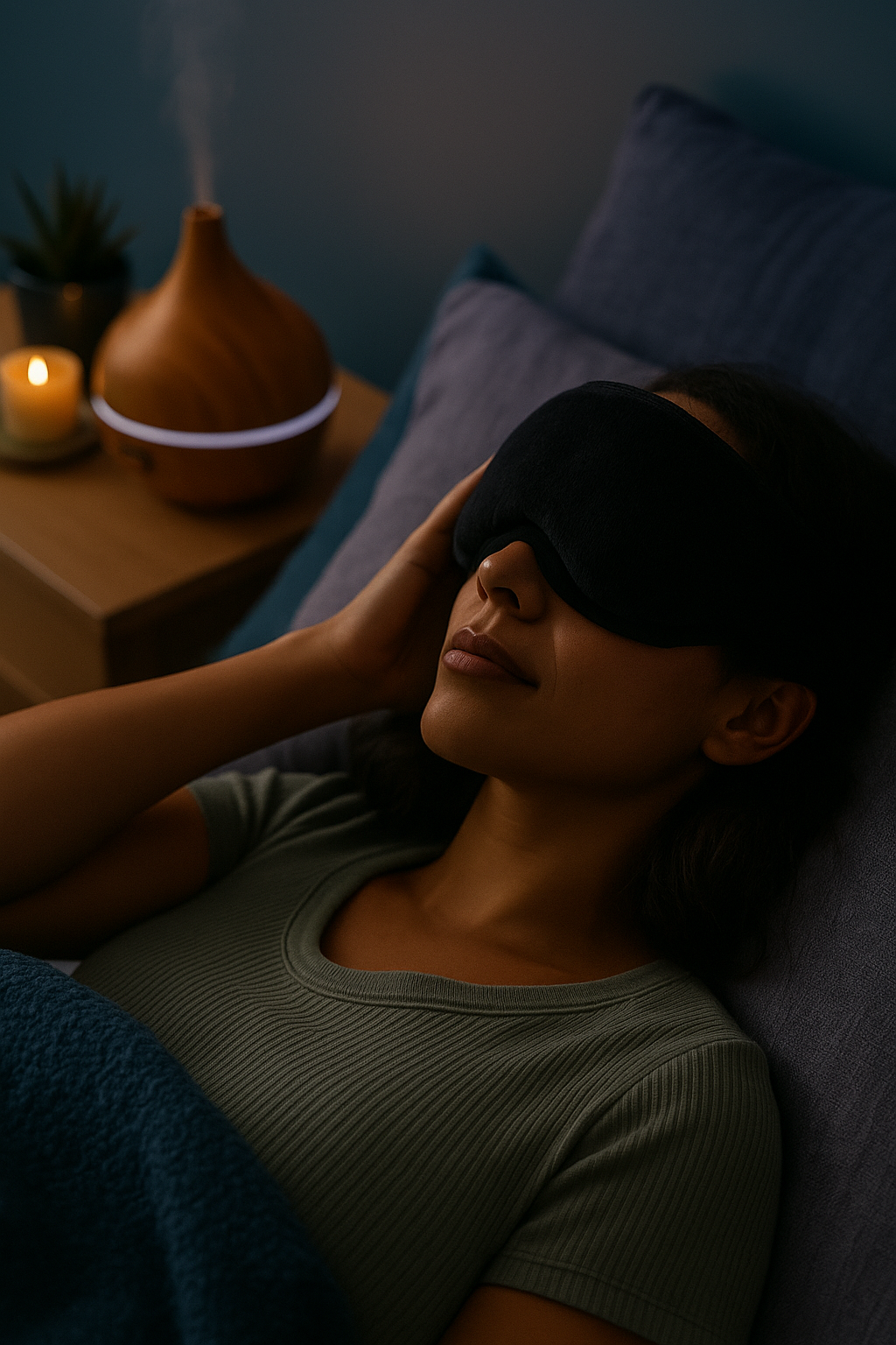 Masque de sommeil lavable avec Bluetooth