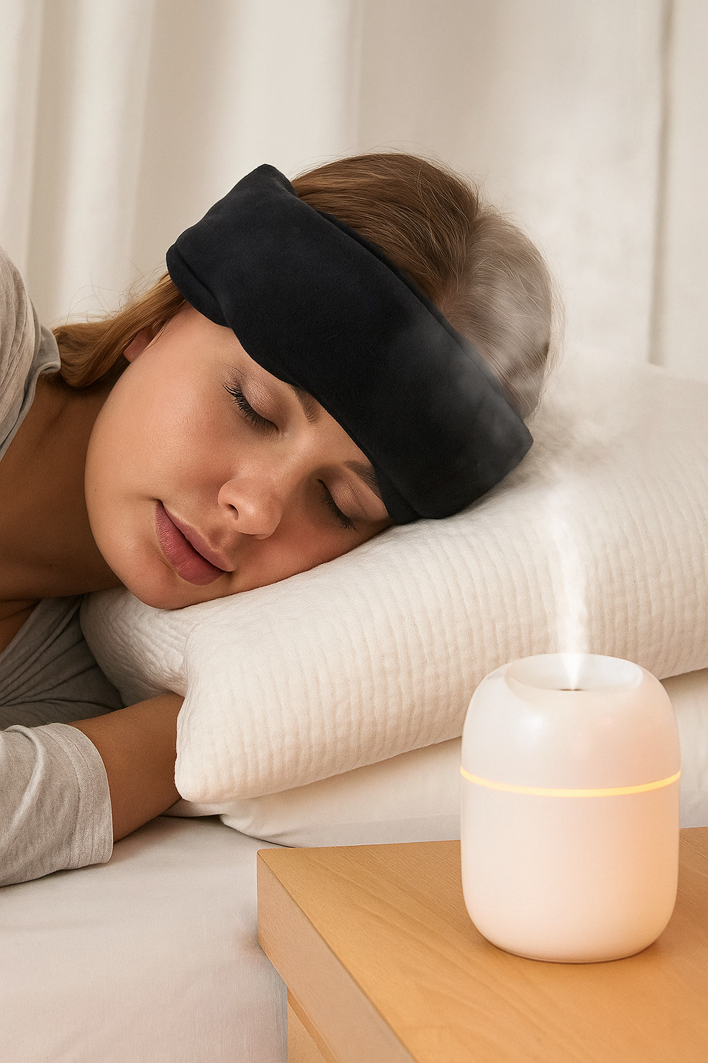 White portable humidifier