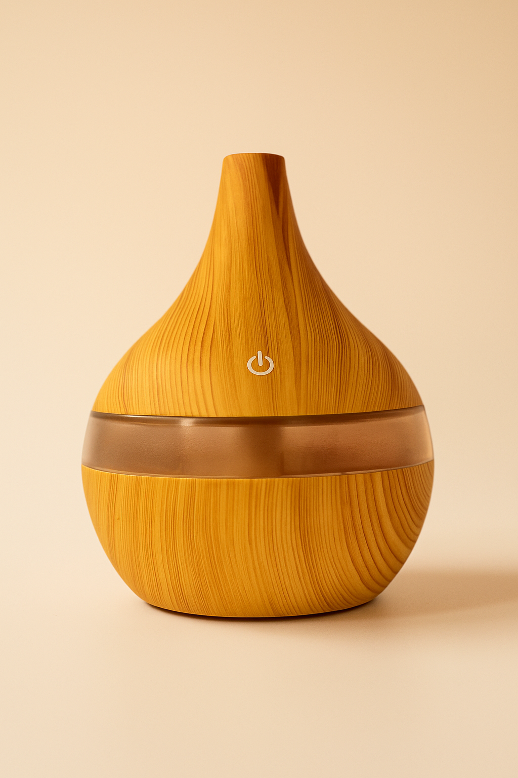 Light wood look humidifier and air diffuser