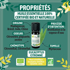 Organic Lemon Eucalyptus essential oil