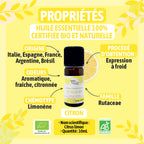 Organic Lemon essential oil